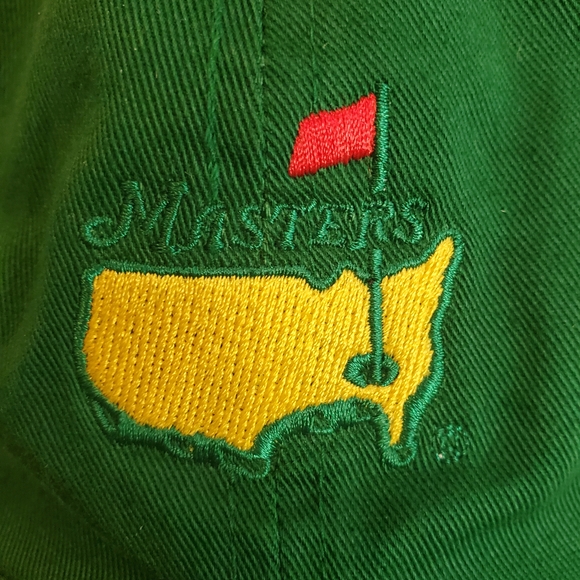 Masters Green Cap with Embroidered With Traditional Logo. - Picture 2 of 4